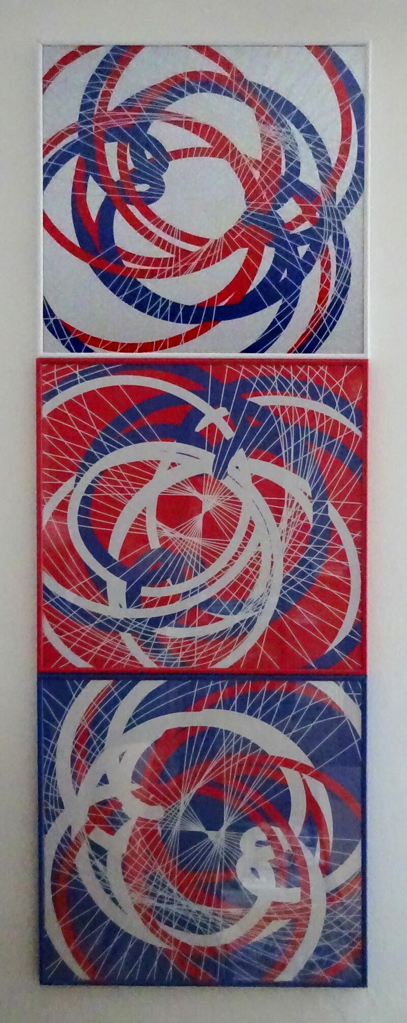 Kroužení (Whirling) BČM 18-08-16, triptych - a Digital Graphics and Cartoon by Aleš Svoboda