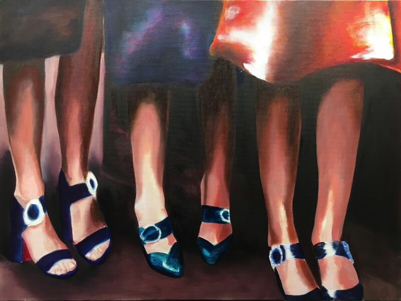 Three - a Paint by Fanny Horowitz