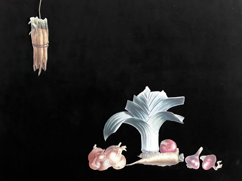 Naturaleza muerta V,  cebollas,apio y zanahorias  - a Paint by iluminatela 