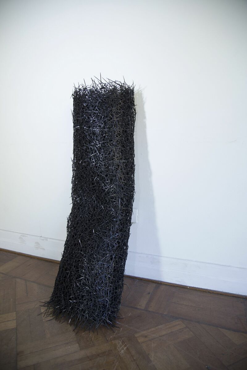 Black loom - a Sculpture & Installation by Constanza Vergara Castillo