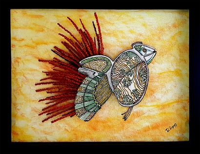 Old Bird – Açaí - a Art Design Artowrk by Ti Lopes