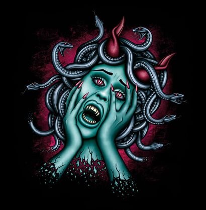 Gorgone - a Digital Art Artowrk by Nox