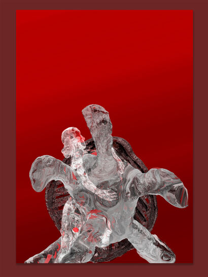Sattva Darshana 03: Abyssal Embrace - A Digital Art Artwork by Siyu Liu