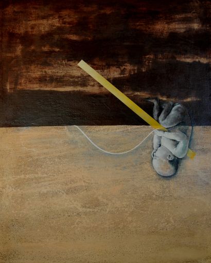 INTERFERENCE n° 1 - A Paintings Artwork by Nilo Furlan