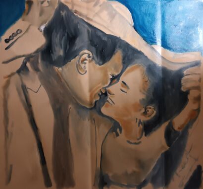 Il bacio - A Paint Artwork by Renzo Sossella