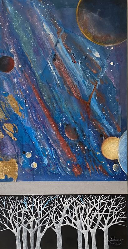 Terra con il Mondo Astrale - a Paint Artowrk by Isabell von Piotrowski