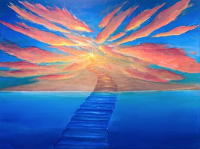 Heaven On Earth - a Paint Artowrk by Haley Fonfa
