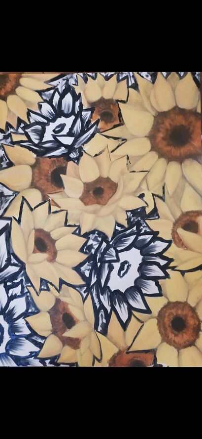 Sunflowers - a Paint Artowrk by Gabriel Campagna 