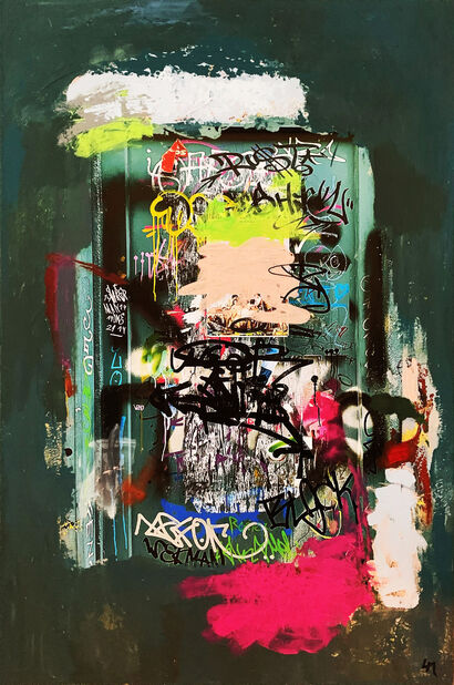 Graffiti - a Paint Artowrk by Lubica Malovecka
