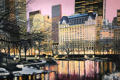 Plaza NYC - A Paint Artwork by P.theFo