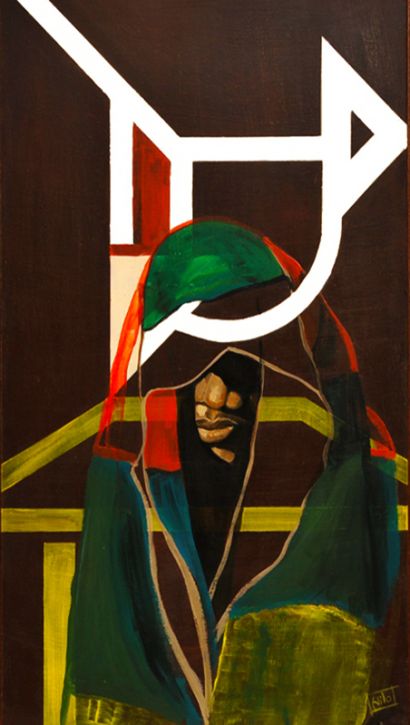 INTERFERENCE N° 5 —  THE ORIGIN - a Paintings Artwork by Nilo Furlan