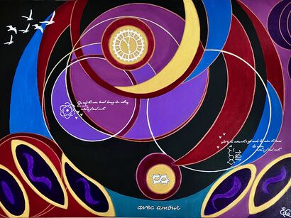 DIALOGUE WITH INFINITY  - a Paint Artowrk by Elena Guseva