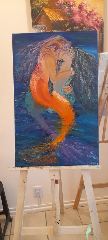 Bajo el mar - a Paint Artowrk by Pilar Cisterna