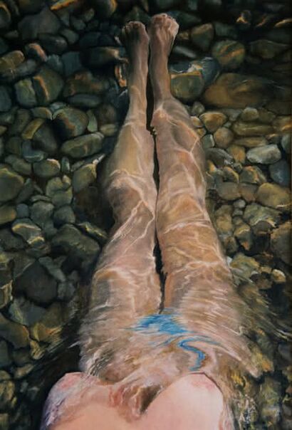 Riflessi sardi  - a Paint Artowrk by Cristina  Mavaracchio