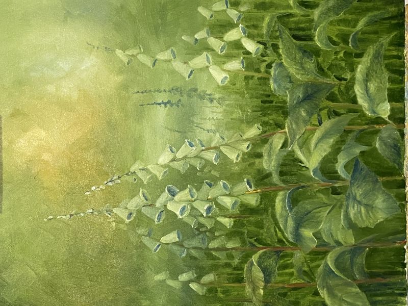 In the Search of the Secret Garden N1 - a Paintings by Asia Kartash 