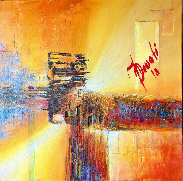 LA LUCE DEL LAVORO - a Paintings by GIANFRANCO DONATI