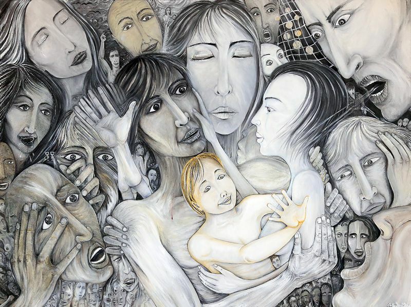 La gente e la vita... - a Paint by Cristiano Donati