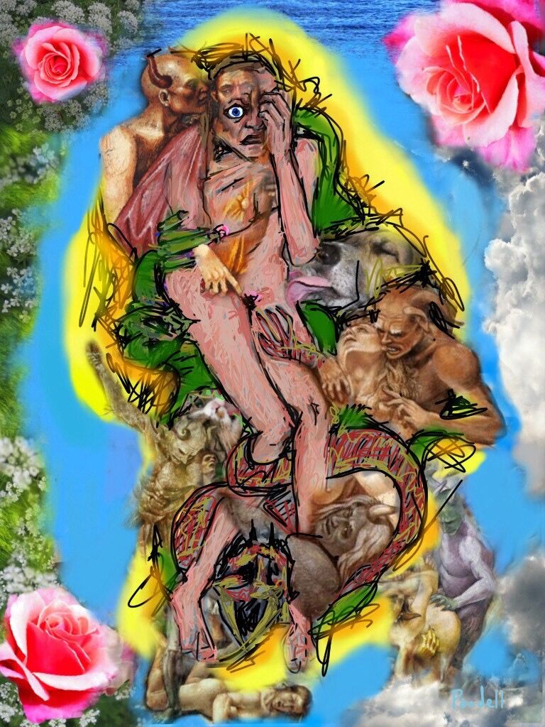Art piece for Emily Dickinson poem, To pile like Thunder to it’s close #1247(TJ) - a Digital Art by Pondell