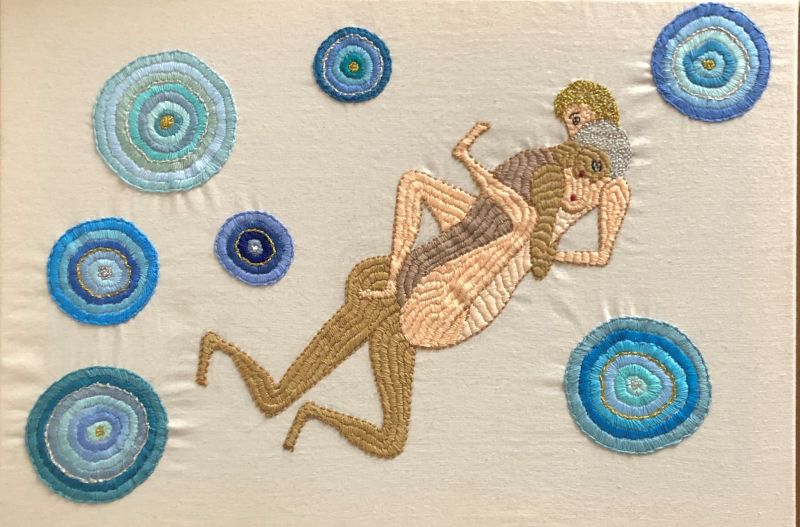 Der Liebestanz - a Paintings by Stephanie Brucks - STICKART