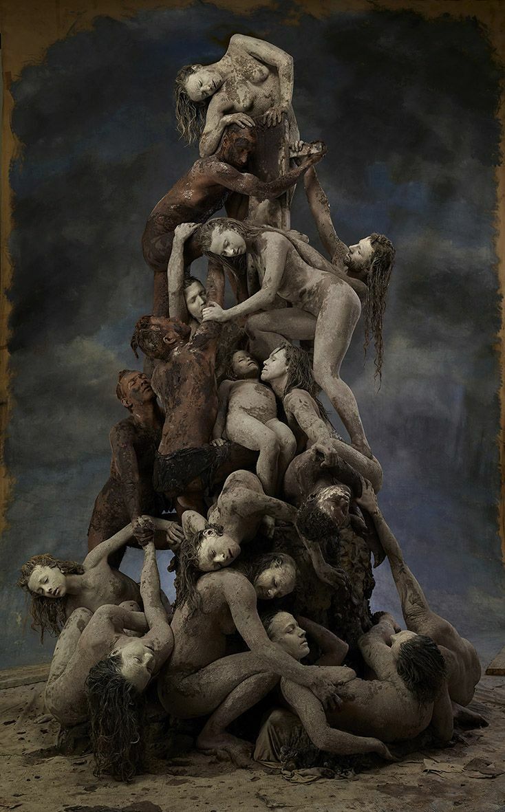 Human Babel - a Photographic Art by Riviere-Lecoeur