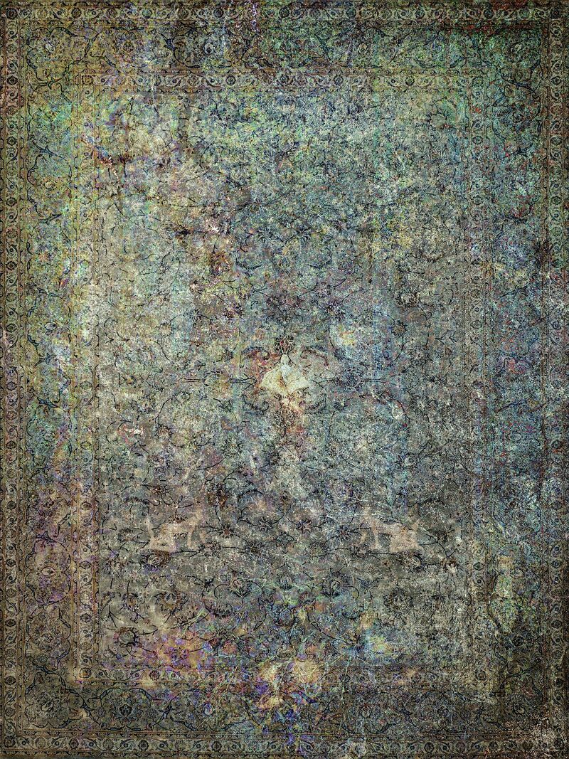 「A spirit dwelling in a petrified persian rugⅠ」 - a Photographic Art by Toyonari Fukuta