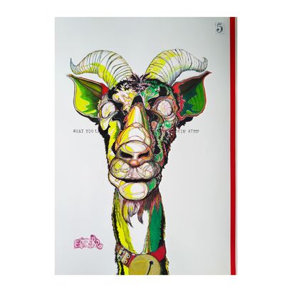 What you lookin´ at!!? - a Paint Artowrk by El Burro