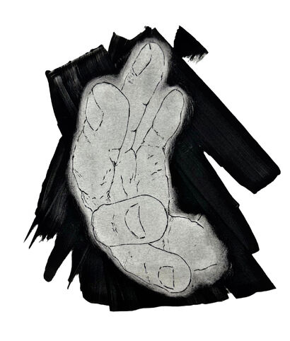 El anhelo de tocar lo invisible - a Paint Artowrk by Daniela Marescalchi