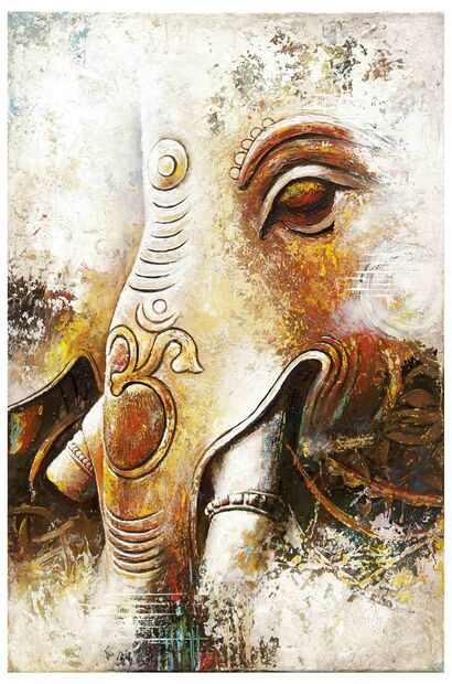BELIEF 2 - a Paint Artowrk by Artist Mullai Rajan 