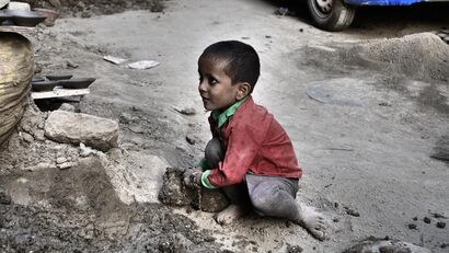 Working Kids - a Photographic Art Artowrk by Mithoo