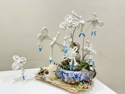 Micro-Penglai: Bonsai Ruins of the Anthropocene - a Sculpture & Installation Artowrk by Chih Chieh Chang
