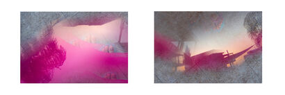 Evening footsteps / Summer splash #5. Diptych - a Photographic Art Artowrk by Olga Neff