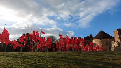 The Red Bags _Aestheticaartprize_BeaLast - a Sculpture & Installation Artowrk by Bea Last