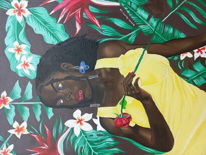 For the rose  - a Paint Artowrk by Oluwapelumi Olaosun
