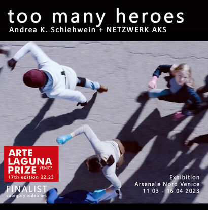 too many heroes - A Video Art Artwork by Andrea K. Schlehwein
