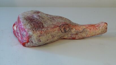 Leg of Lamb - A Sculpture & Installation Artwork by Sarah E. Xmith