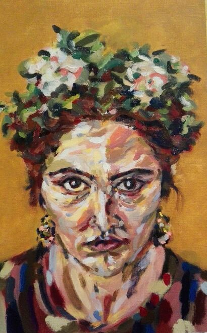 I, Frida - a Paint Artowrk by Bárbara Correia