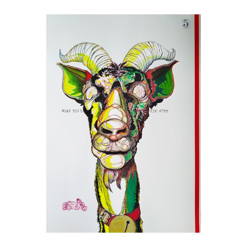 What you lookin´ at!!? - a Paint by El Burro