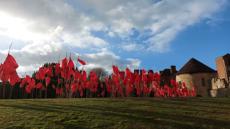 The Red Bags _Aestheticaartprize_BeaLast - a Sculpture & Installation by Bea Last