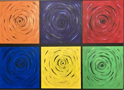 Tourbillon numéro 7 - a Paint Artowrk by sonia villecroze