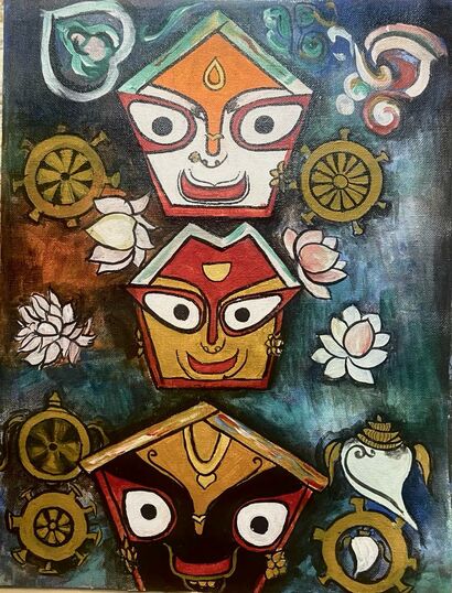 Jay Jagannath  - A Paint Artwork by Trisha  Garabadu 