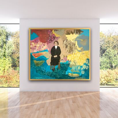 Nonna Adriana. Serie ancentras - a Paint Artowrk by Elizabeth Erdos