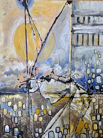 Follow the Sin! - a Paint Artowrk by Olena Ronzhes