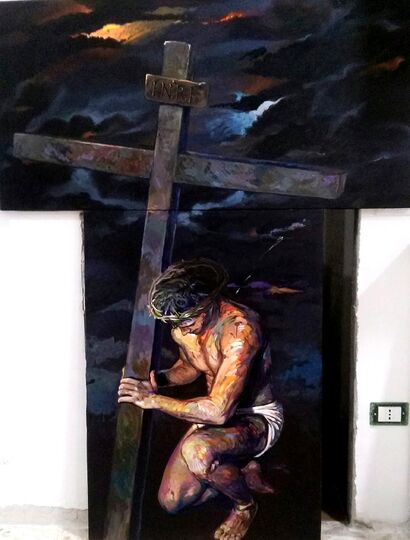 il Cristo  - A Paint Artwork by jorge