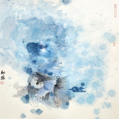 Alone - a Paint Artowrk by Zheng Jie 