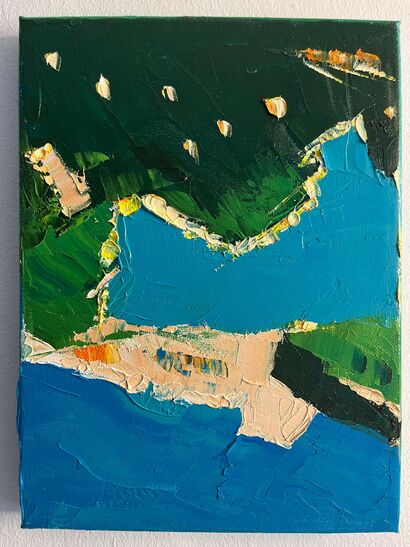 Touch of Portofino - a Paint Artowrk by Sahar Efremova