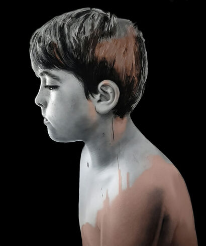 GOLDEN BOY  - A Paint Artwork by FERNANDO JIMENEZ FERNANDEZ