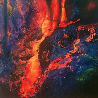 Memory of Fire - a Paint Artowrk by Ivana Babic