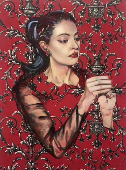 Lily - a Paint Artowrk by Eva  O\'Donovan
