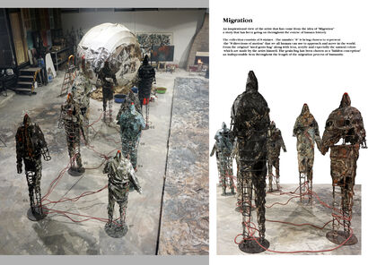 Migration - A Sculpture & Installation Artwork by Henry Le