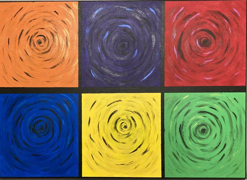 Tourbillon numéro 7 - a Paintings by sonia villecroze